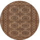 Ahgly Company Indoor Round Traditional Area Rugs, 4' Round
