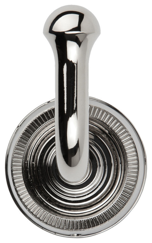 Sumner Street Home Hardware Minted Coat Hook, Polished Nickel
