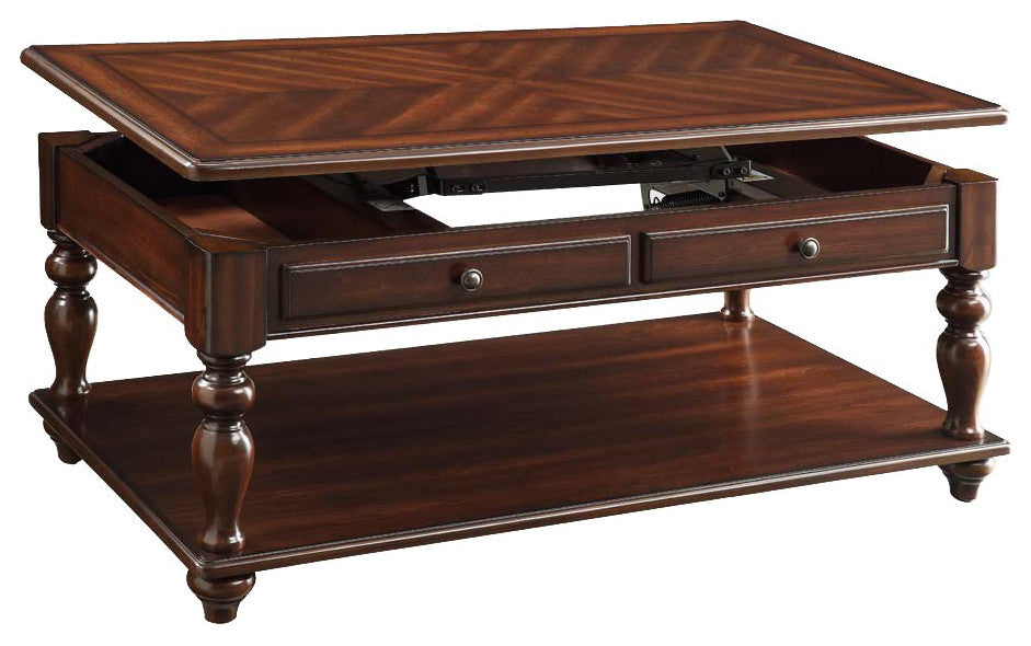 Acme Farrel Coffee Table in Walnut 82745 EST SHIP TIME APPX 4