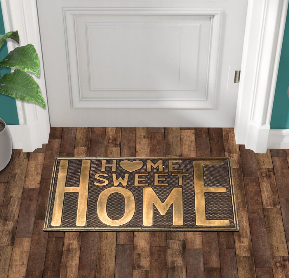 A1HC Rubber Pin Home Welcome Door Mats 18"X30", Home Sweet Home