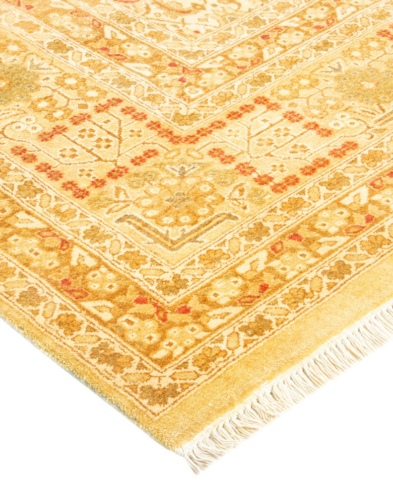 Noah, One-of-a-Kind Hand-Knotted Area Rug, Ivory, 8' 1"x10' 5"