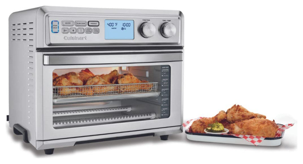 Air Fryer Toaster Oven, Digital Display, Digital 1800 Watt, Adjustable, Large Digital Airfryer