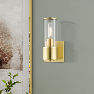 Quincy 1-Light Satin Brass ADA Sconce