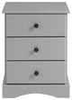 Ben 2 Piece Elementary Nightstand - Grey
