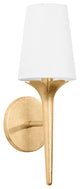 1 Light Wall Sconce, Gold Leaf