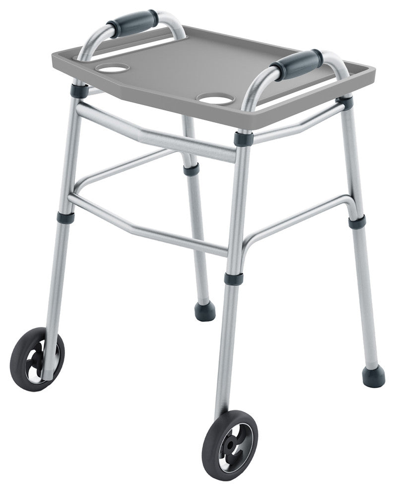 Walker Tray, Upright With 2 Cup Holders by Bluestone