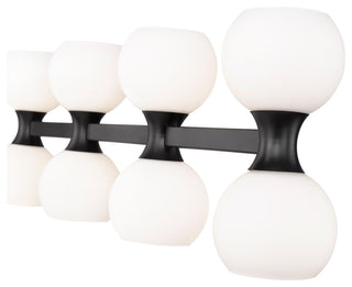 Z-LITE 8-Light Vanity, Matte Black