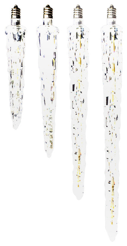 11" C9 Falling Icicle With Pure White LEDs