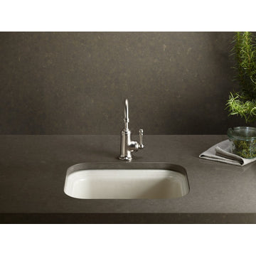 Kohler K-6589-U Northland 15" Undermount Single Basin Cast Iron - White