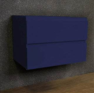 Salt 18Dx24" Floating Bathroom Vanity, Navy, Cabinet Only