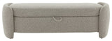 Safavieh Couture Danianna Boucle Bench, Light Brown