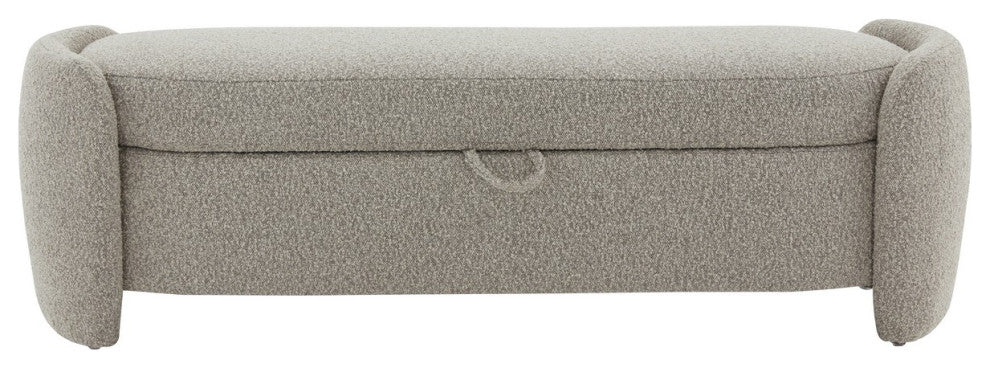 Safavieh Couture Danianna Boucle Bench, Light Brown