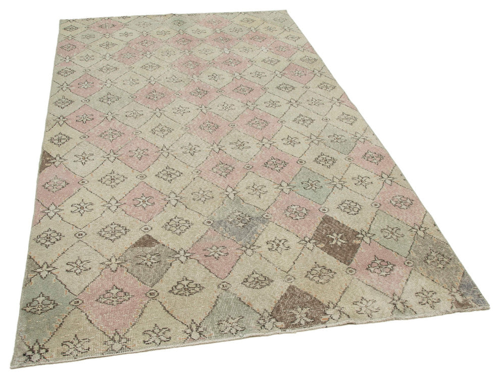 Rug N Carpet - Handwoven Turkish 5' 0'' x 8' 6'' Antique Vintage Rug