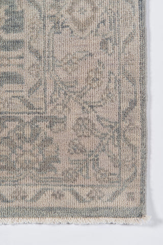 Momeni Banaras Hand Knotted Wool Sage Area Rug, 2'x3'