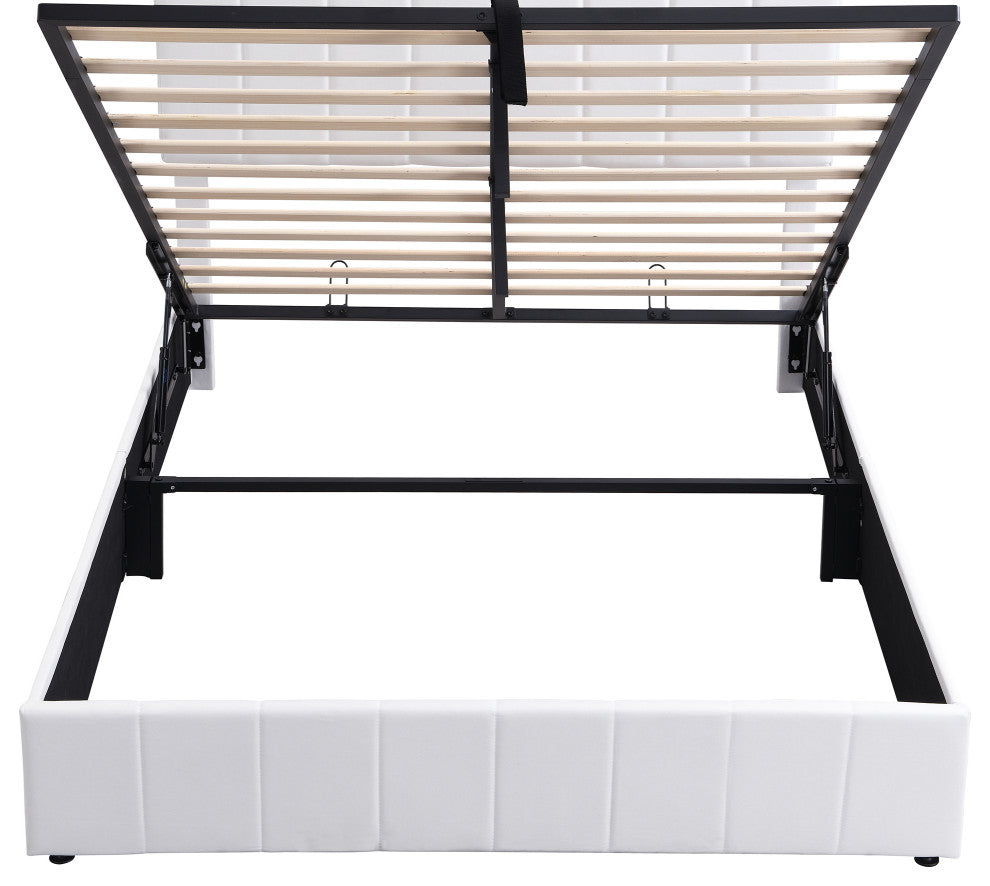 Gewnee Queen size Upholstered Platform bed
