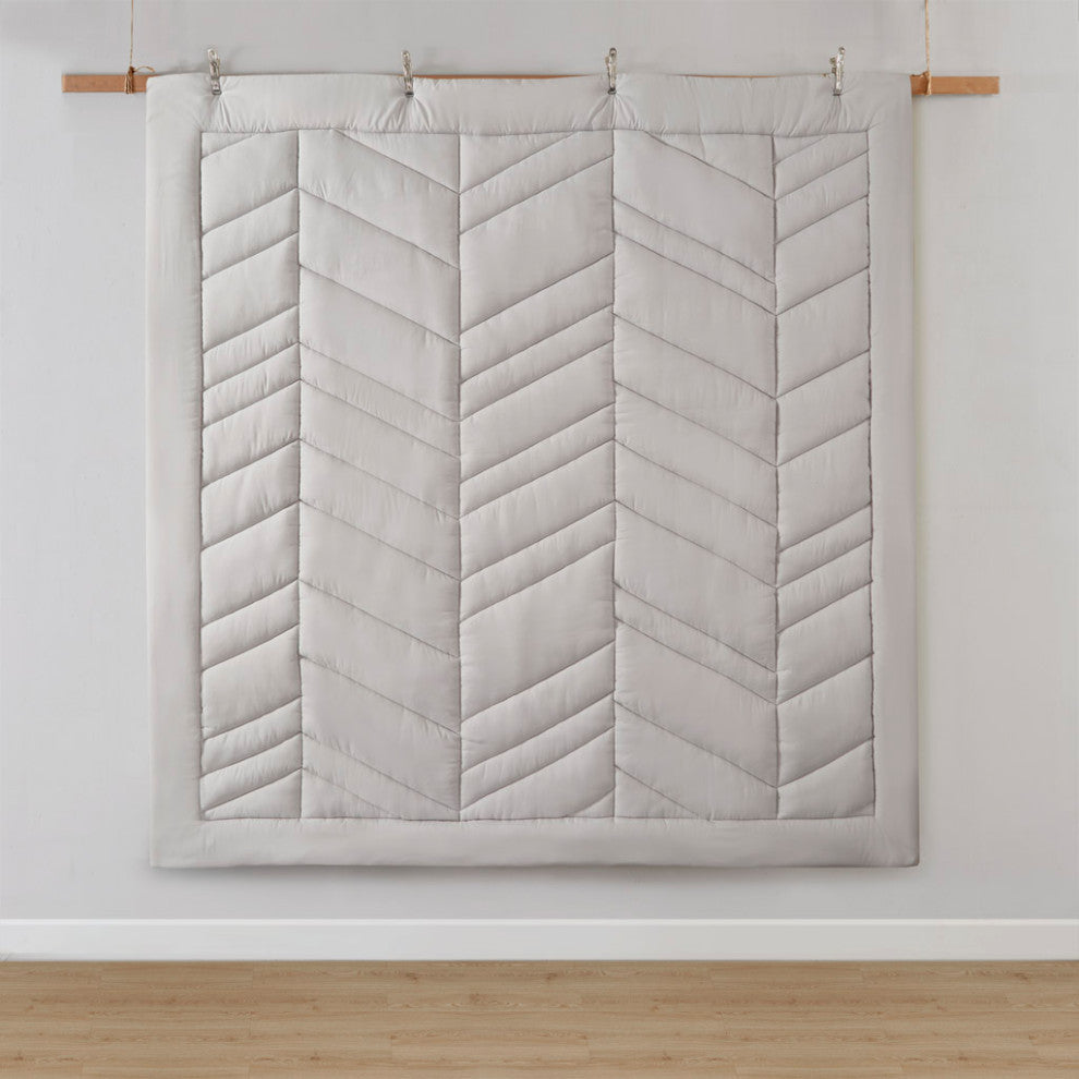 Intelligent Design Remy Quilted Chevron Comforter Set