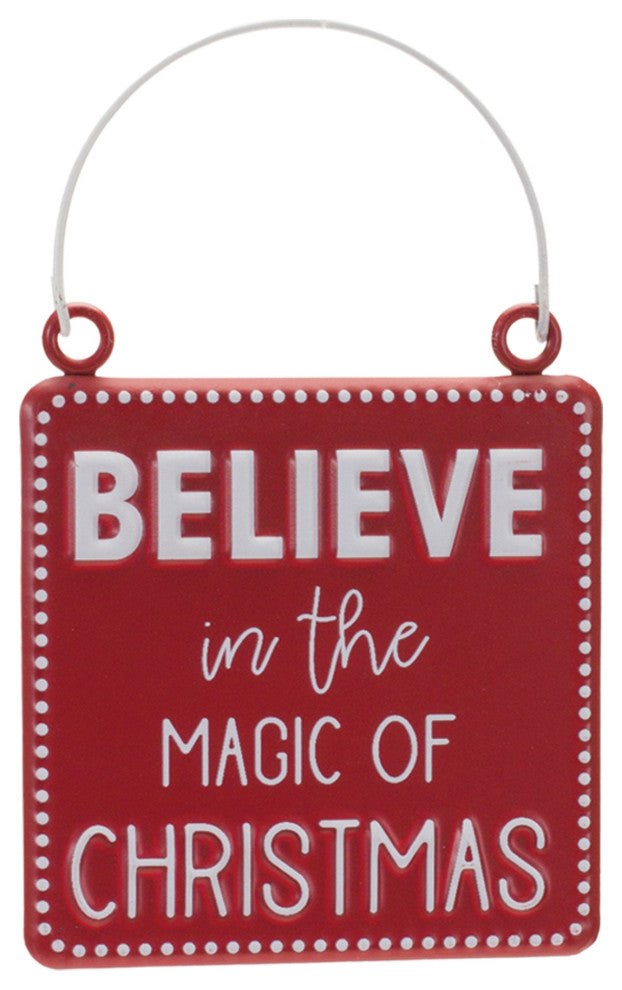 Holiday Sentiment Ornament, 6-Piece Set