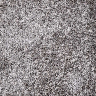 HAND TUFTED SHAG POLYESTER ECO-FRIENDLY AREA RUGS -Gray White Color,Solid Design