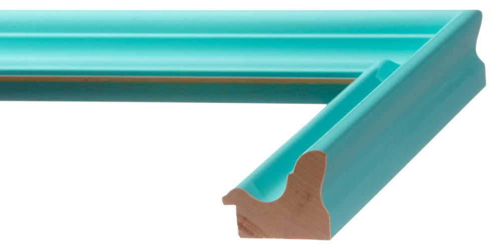 8" x 10" Capri Teal 2" Lavo Wood Picture Frame
