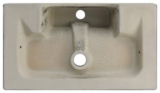 Claire Ceramic Wall Hung Sink, Matte Black