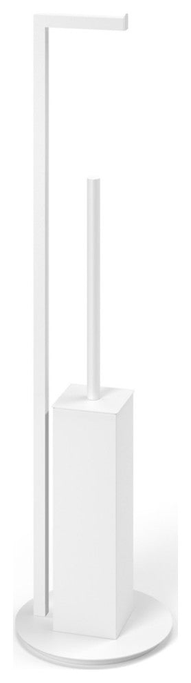 WS Bath Collections Gerla 5116 Gerla 1 Bar Towel Stand - White