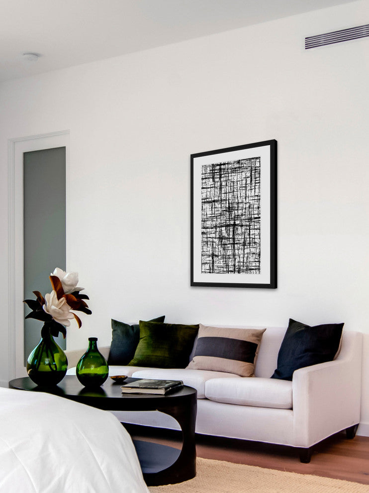 "Aesthetic Singularity" Framed Painting Print, 12"x18"