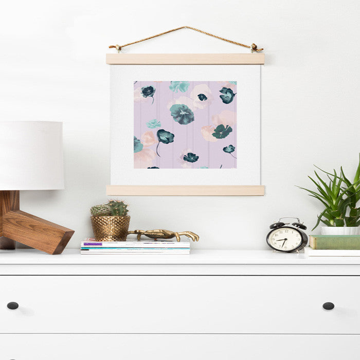 Deny Designs Khristian A Howell Mademoiselle In Lavender Art Print