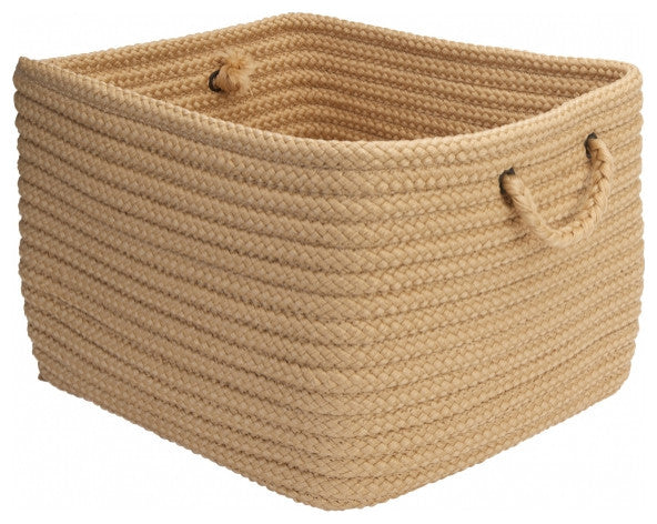 Colonial Mills Basket Modern Farmhouse Braided Mudroom Hazelnut Rectangle