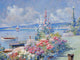 Tile Mural Beautiful Waterfront By Abbott Fuller Graves, 6"x8", Glossy
