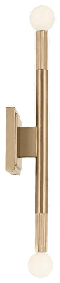 Odensa 2 Light Wall Sconce, Champagne Bronze