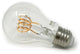 LED Filament Quad Loop Bulb - A19 - 2200K - Clear  - 40 Watt Equal - Pack of 6