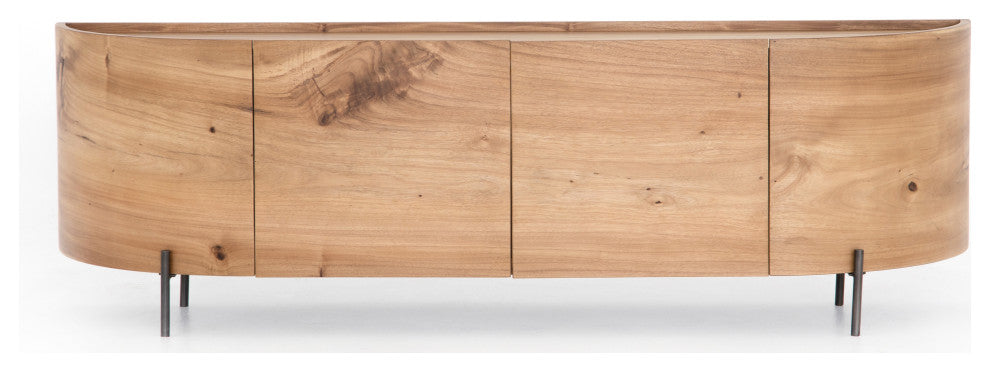 Lunas Media Console-Gold Guanacaste