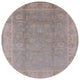 Ahgly Company Indoor Round Mid-Century Modern Area Rugs, 6' Round
