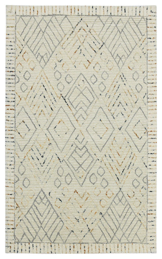 Berlin Drayton Area Rug, Ivory, 5' x 8', Geometric