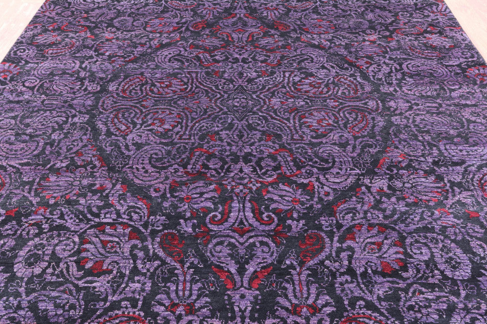 7' 10" X 10' 2" William Morris Handmade Area Rug Q6790