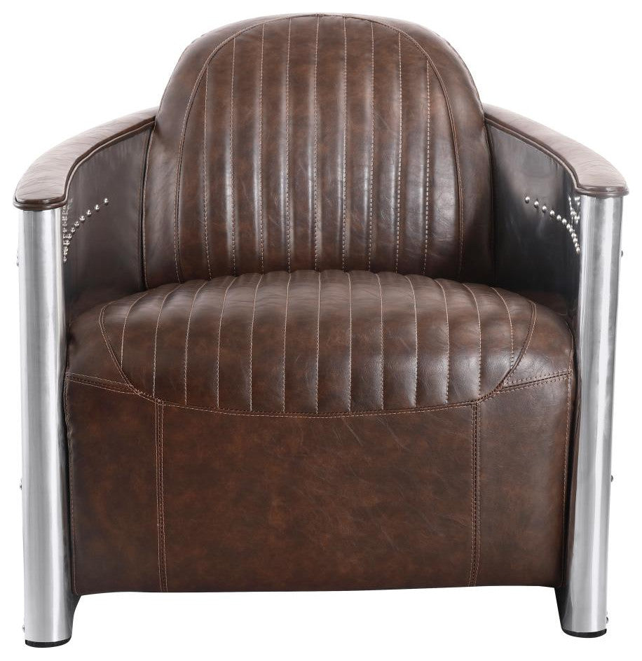 Aviator Brown Lounge Chair