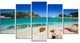 Beautiful Knysna Beach South Africa, Seashore Canvas Print, 60"x32", 5 Panels