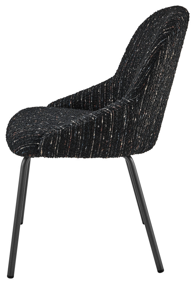 Katrisa Fabric Dining Side Chair,, Set of 2, Zenith Black