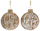 Wooden Believe and Hope Ornament, 6-Piece Set