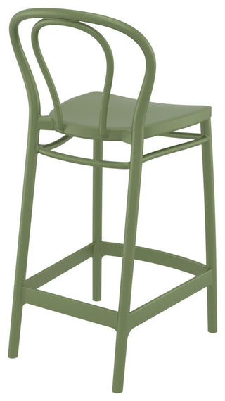 Victor Counter Stool Olive Green, Set of 2