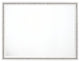 Benzara BM275076 Solid Wood Mirror, Shimmering Silver Accent, Landscape, White