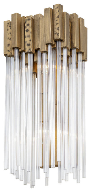 Matrix 2-Light Wall Sconce in Havana Gold