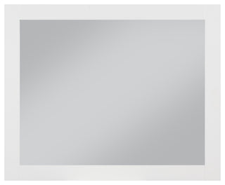 Monad Mirror, White, 44" Wide