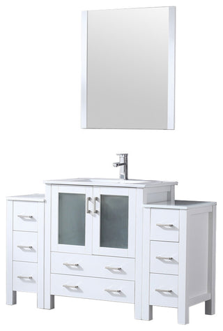 Lexora Volez Bath Vanity, White