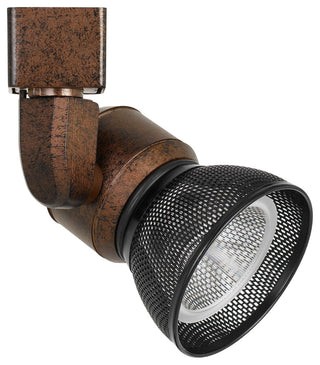 10W LED Track Fixture, Mesh Black