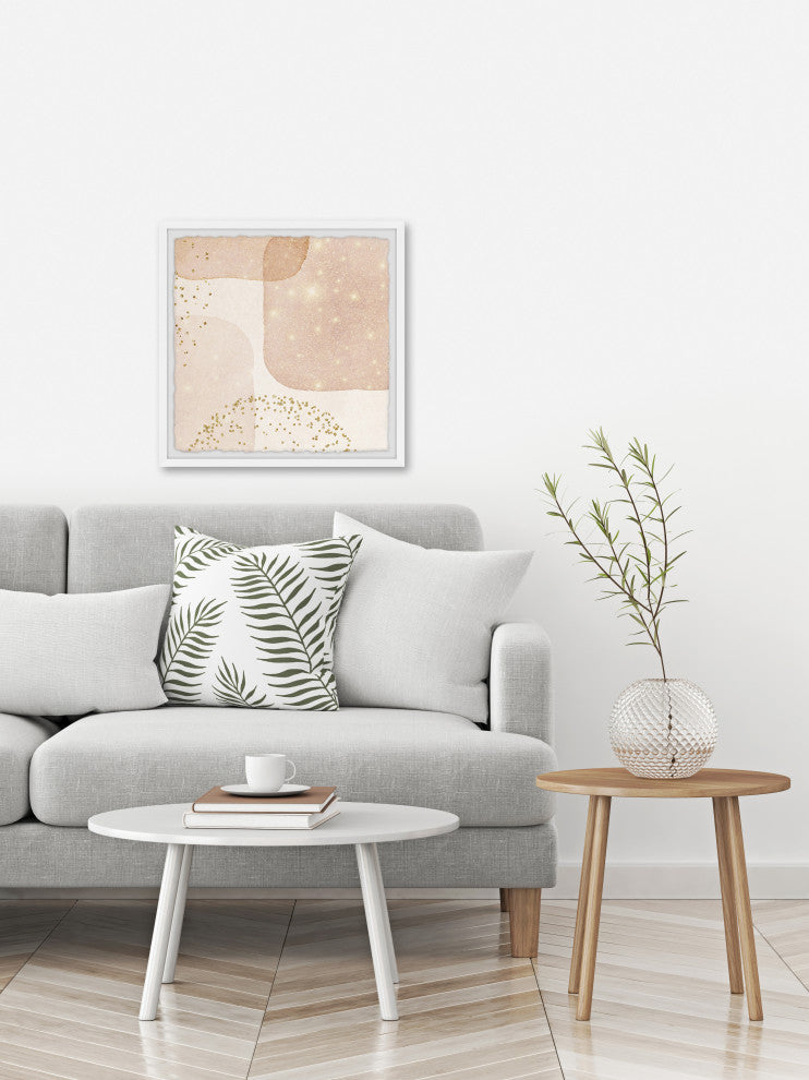 "Doors of Silence" Framed Painting Print, 12x12