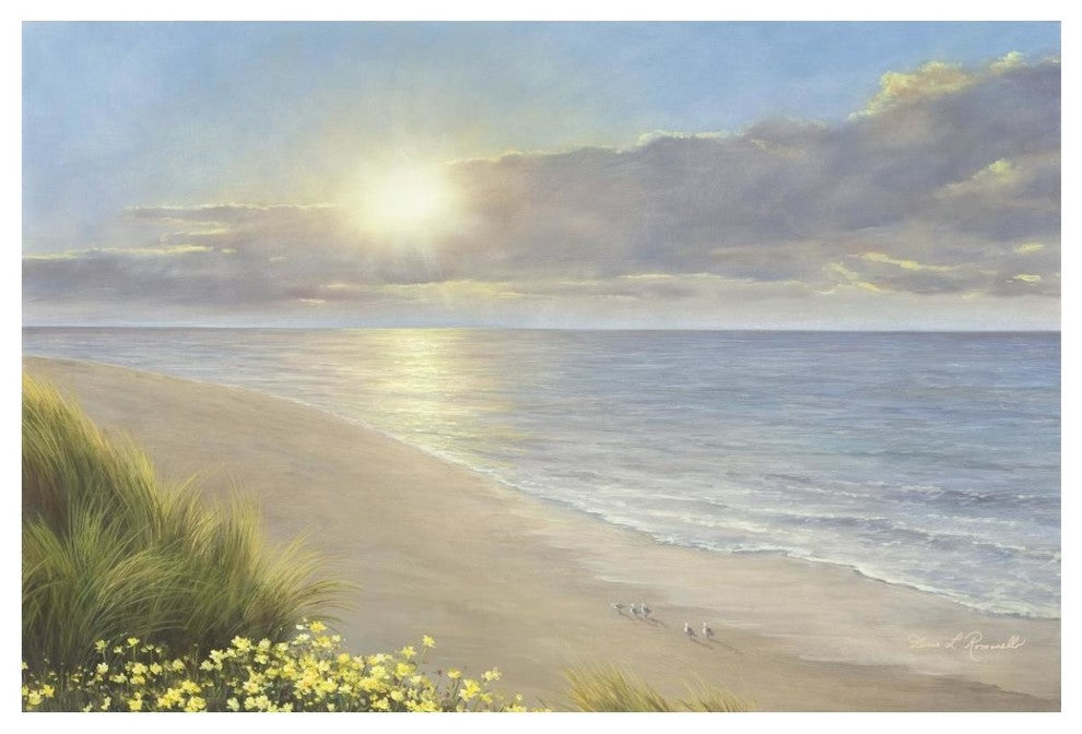 "Beach Serenity" Digital Paper Print by Diane Romanello, 50"x34"
