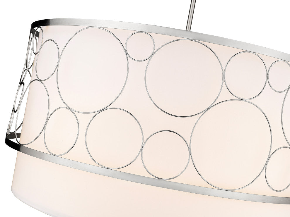 Zlite 197-32BN 5-Light Pendant, White