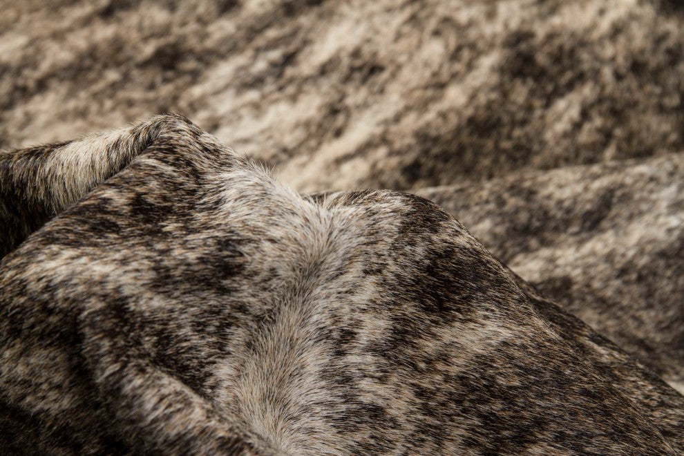 60"x84" Exotic Zebu Cowhide Area Rug