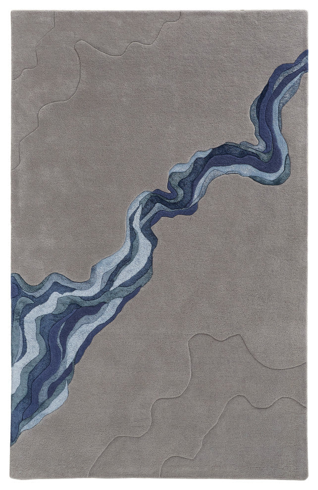 Weave & Wander Arwyn Modern Wool Rug, 8'x10'